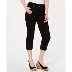 Style & Co Petite High Rise High Cuffed Capris